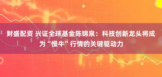 财盛配资 兴证全球基金陈锦泉：科技创新龙头将成为“慢牛”行情的关键驱动力